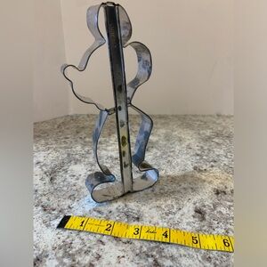 Vintage Walt Disney Metal Micky Mouse Cookie Cutter W/Handle 8”1/2